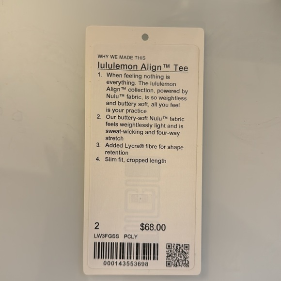 Lululemon align tee - Picture 3 of 3